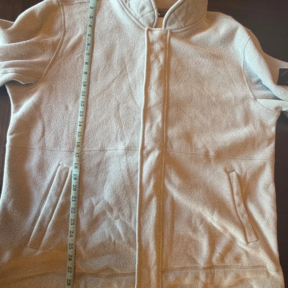The North Face Men's Gray Fleece Zip & Button Snap Up, Size XXL
